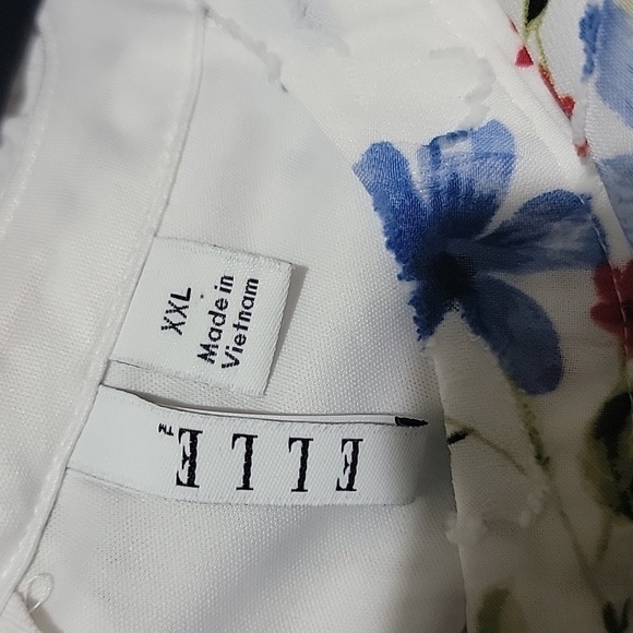 GORGEOUS ELLE midi summer dress, NWT, halter-style top, hi-low hem, XXL - Picture 7 of 11